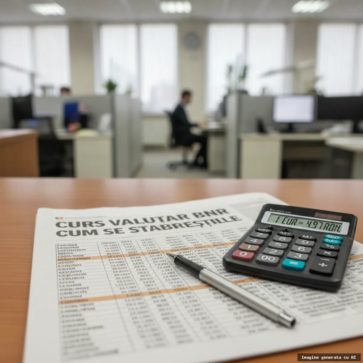 Cursul BNR: cum se stabilește și de ce diferă de cel din bănci