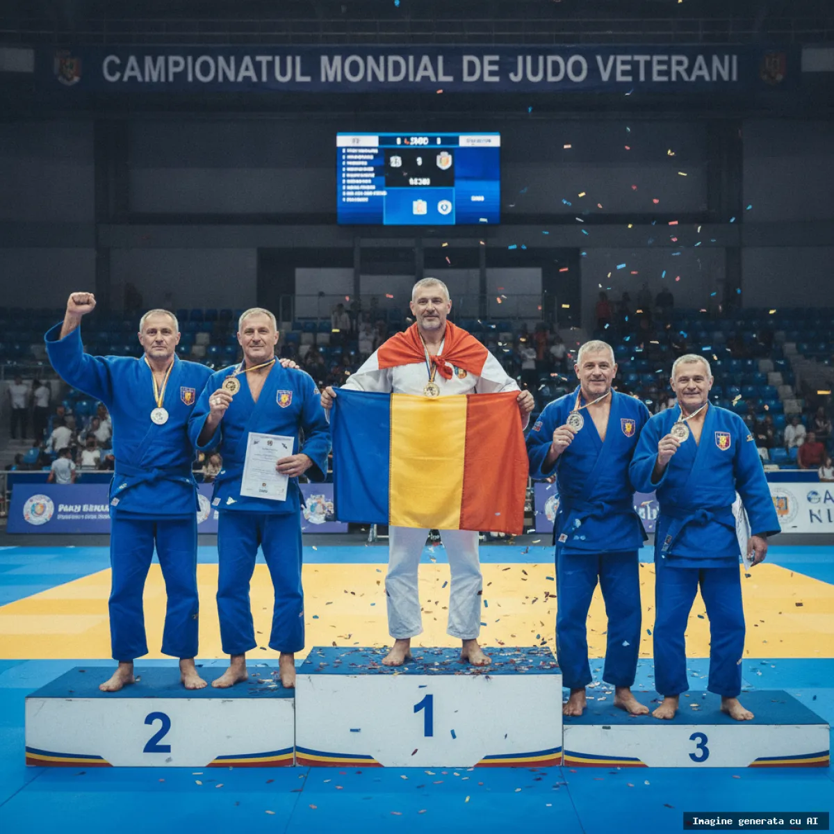 Campionatul Mondial de Judo Veterani: tricolorii au triumfat