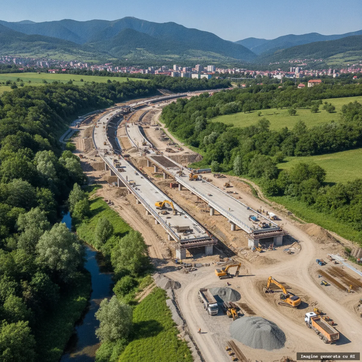 Autostrada Brașov-Făgăraș: când încep lucrările și ce înseamnă pentru șoferi