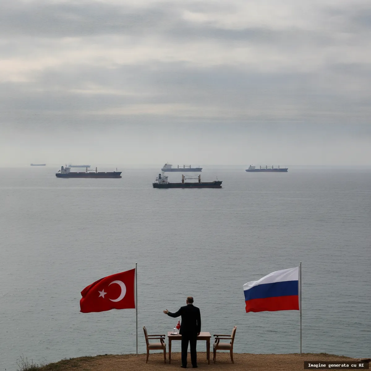 Erdogan vrea să protejeze navele din Marea Neagră. Apel la Rusia și Ucraina