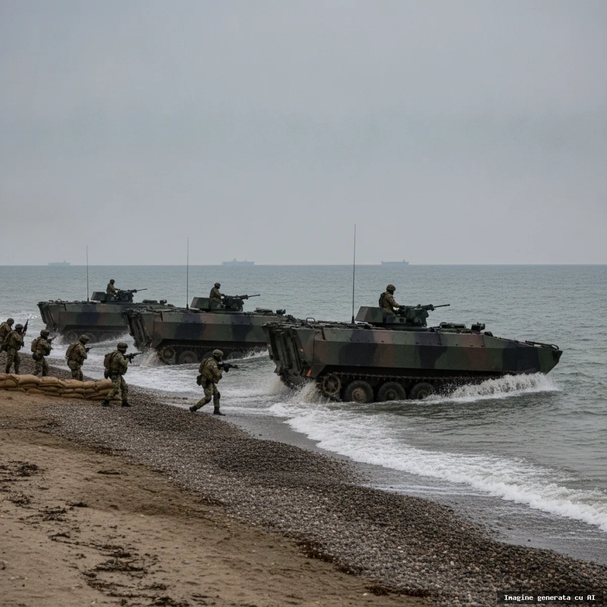 Vehicule amfibii AAV-7 în România: ce înseamnă pentru Forțele Navale