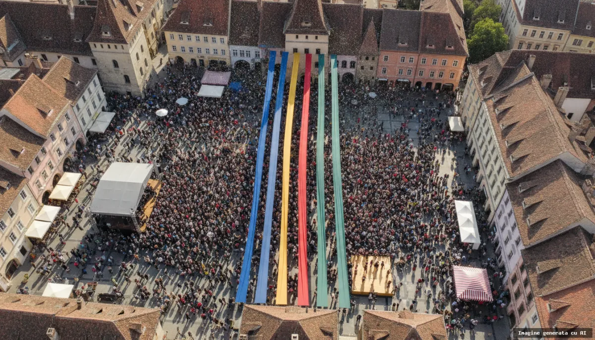 Evenimente culturale Sibiu: ghid practic pentru vizitatori (imagine generată cu AI)