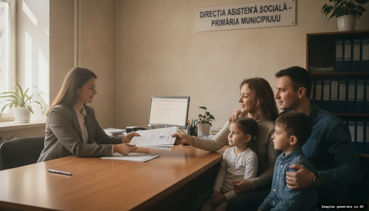 Știri ajutoare sociale: ghid practic pentru români (imagine generată cu AI)