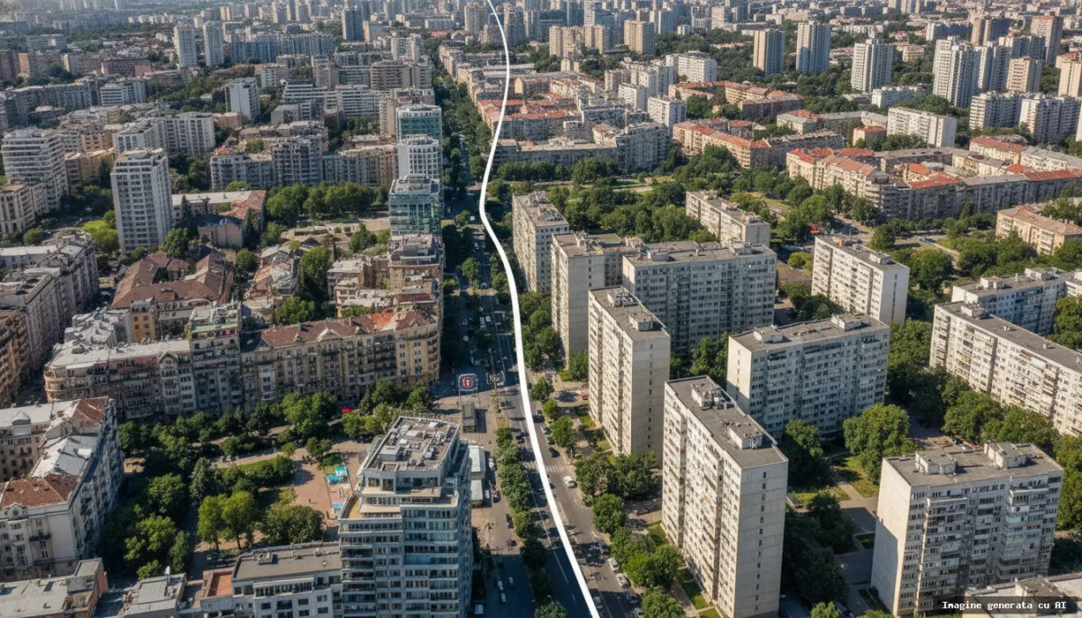 Prețuri apartamente București pe zone: ghid practic pentru cumpărători (imagine generată cu AI)