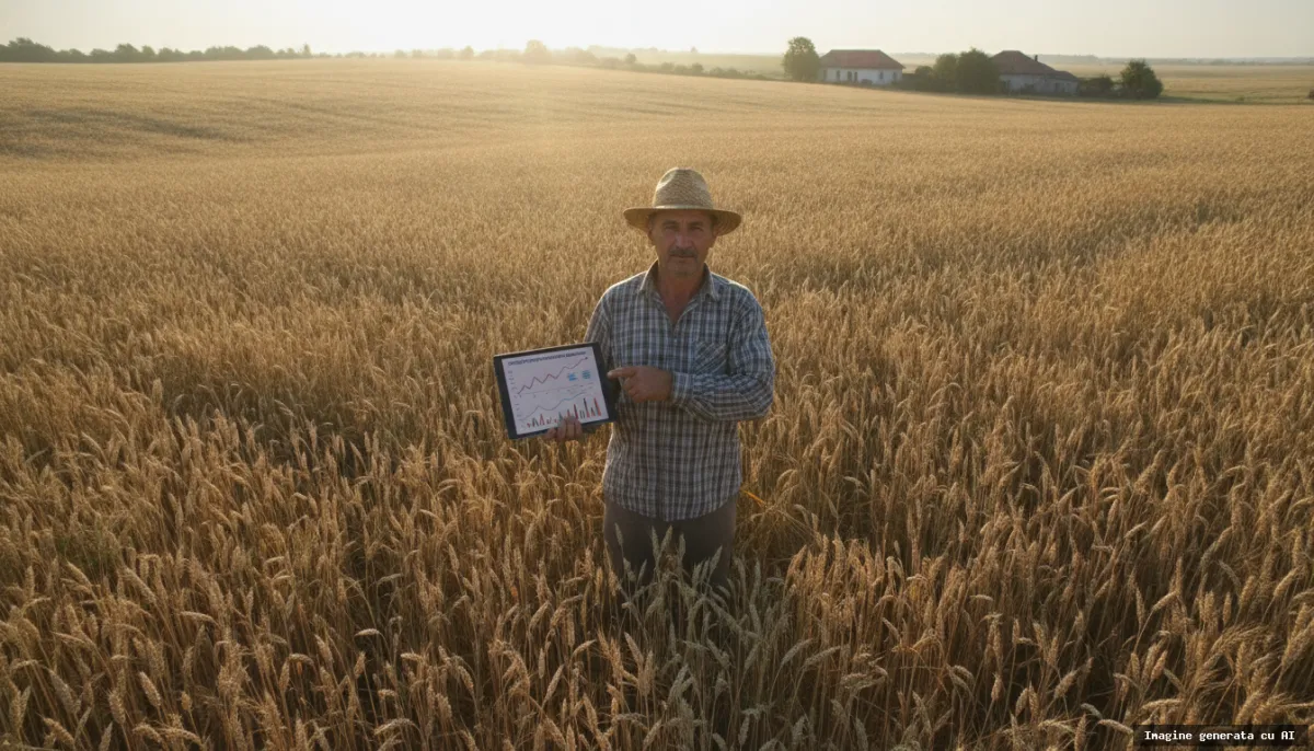 Prețuri medii produse agricole: ghid practic pentru fermieri (imagine generată cu AI)