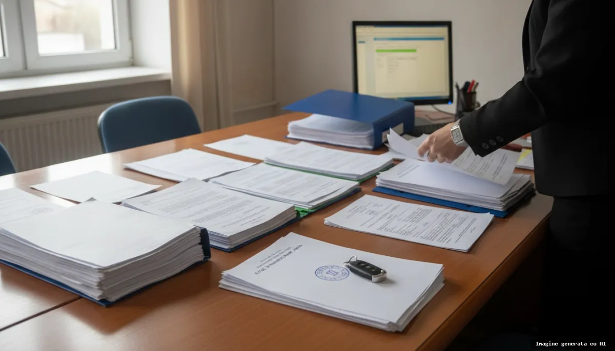 Acte primărie pentru înmatricularea auto: lista completă și pașii (imagine generată cu AI)