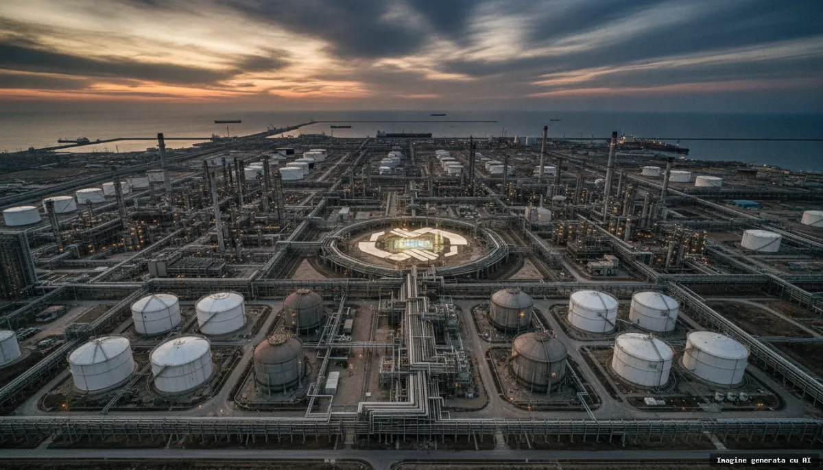 Lukoil, monedă de schimb în negocierile de pace Rusia-Ucraina (imagine generată cu AI)